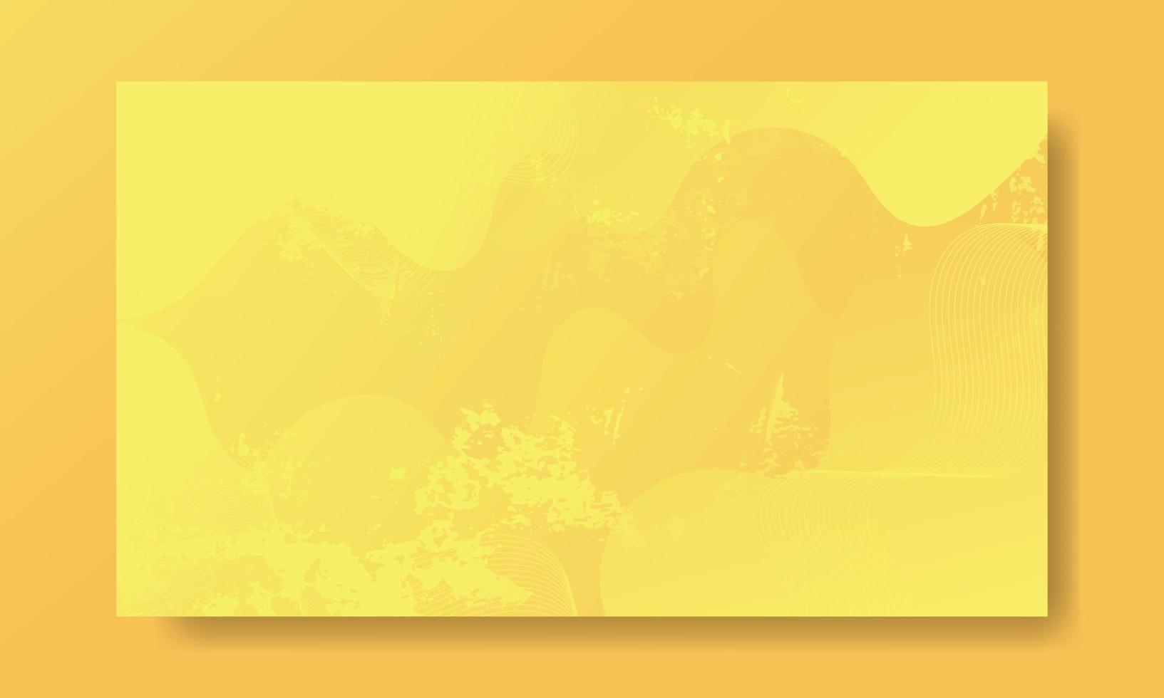 Abstract Yellow Fluid Grunge Texture Background vector