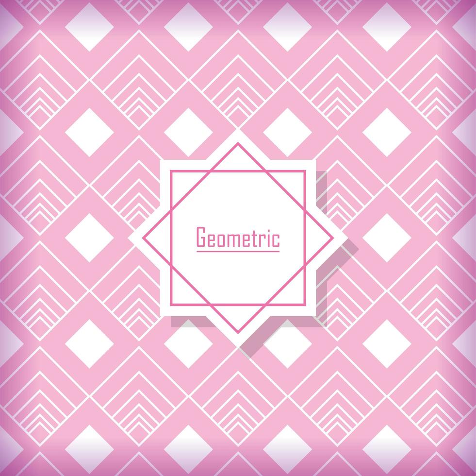 background geometric decoration flat design vector