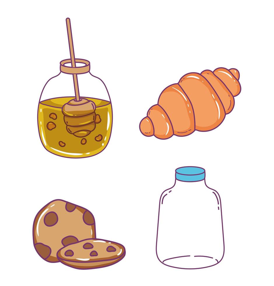 coffee time sketch flat design vector