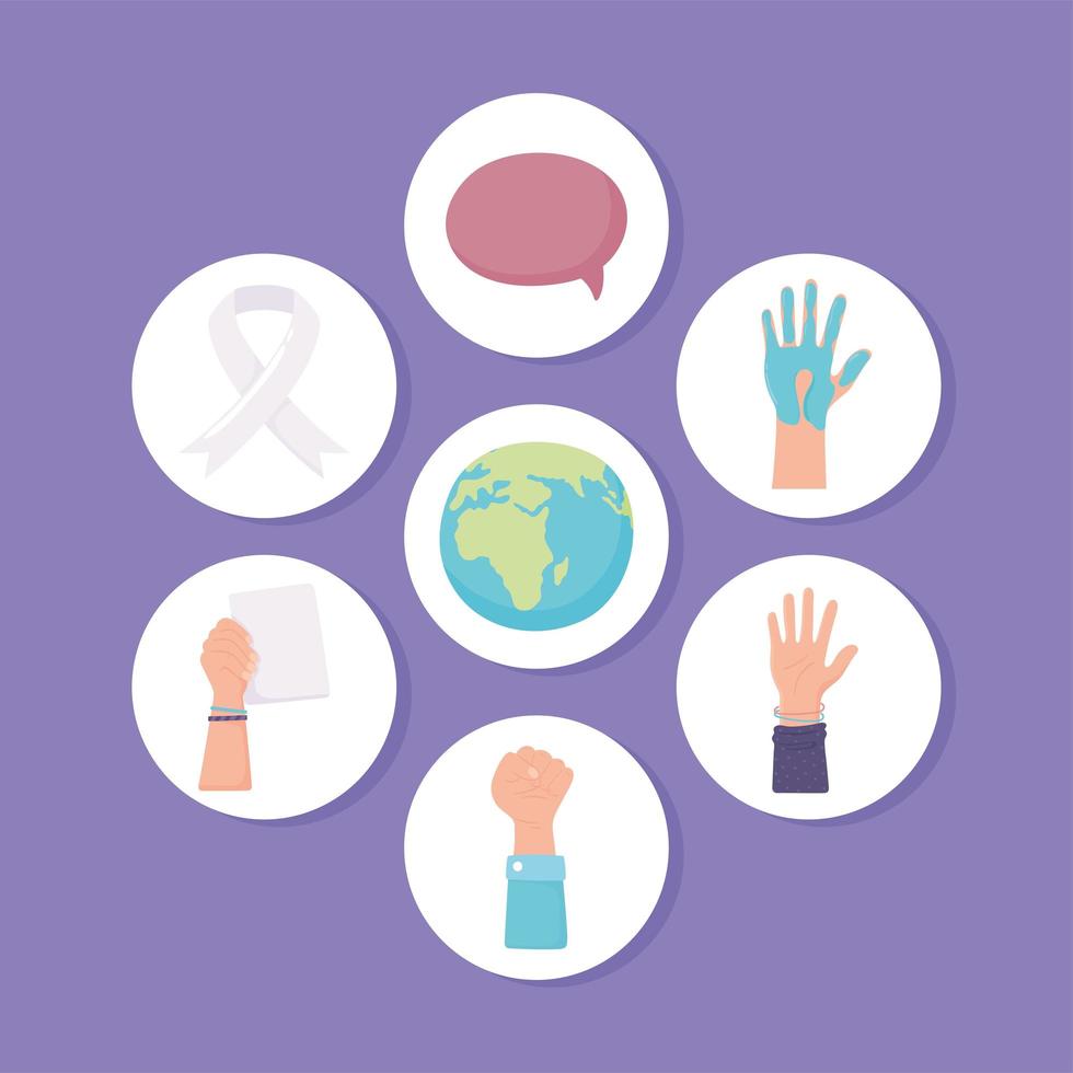icons human rights vector