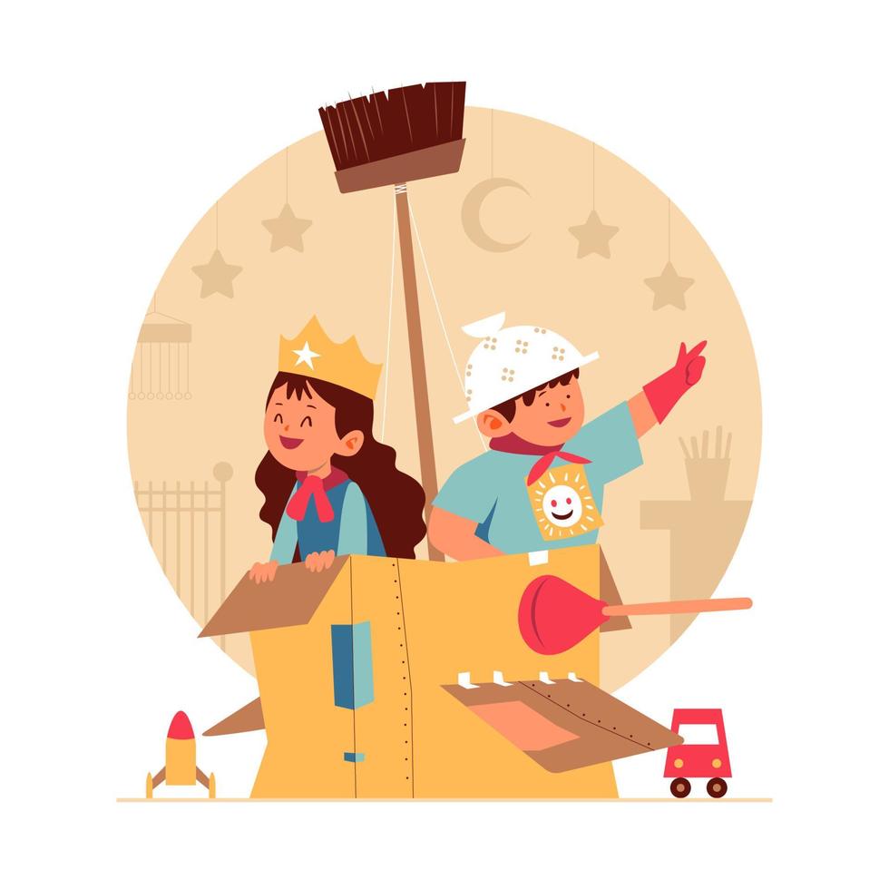 Kids Playdates Concept vector