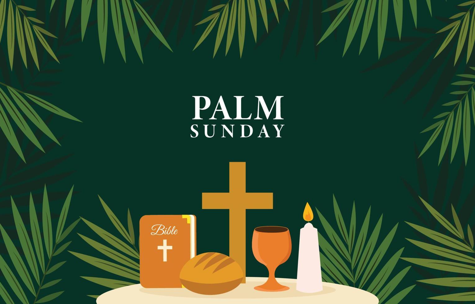 Palm Sunday Background vector