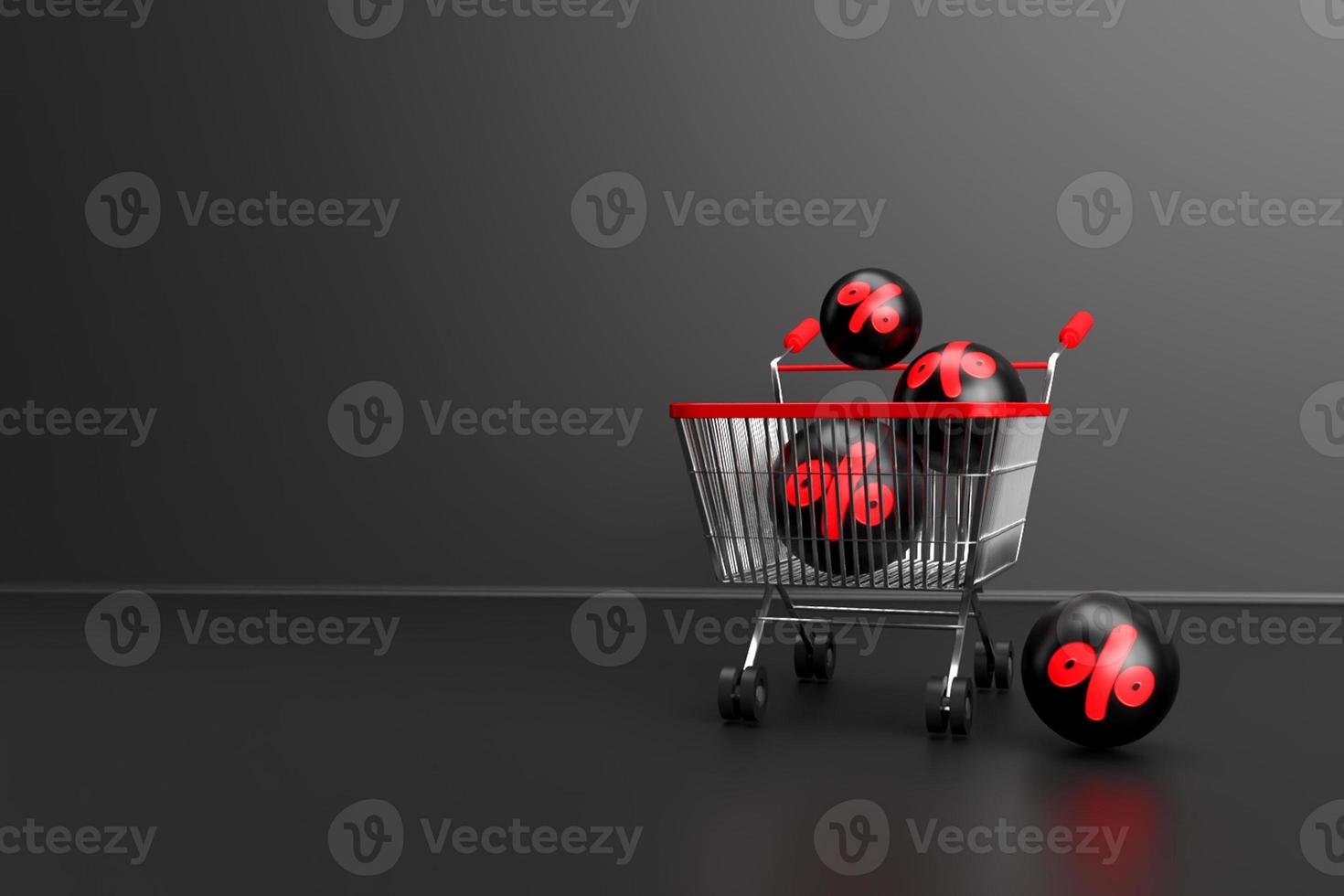sale discount trolley 3d podium photo
