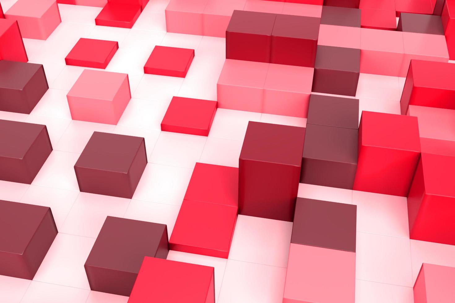 3d abstract cube background photo