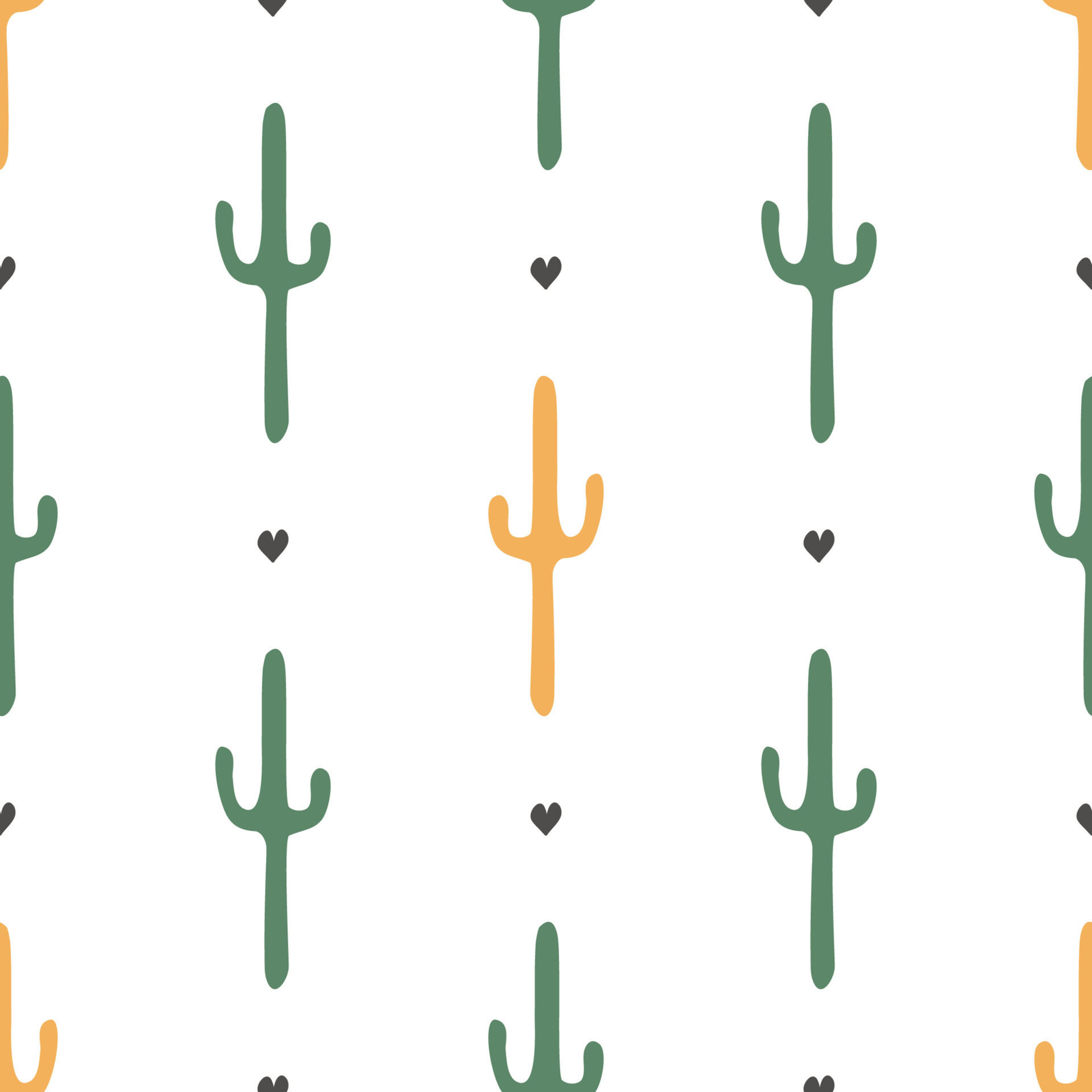 Desert cacti. Seamless background 5246465 Vector Art at Vecteezy