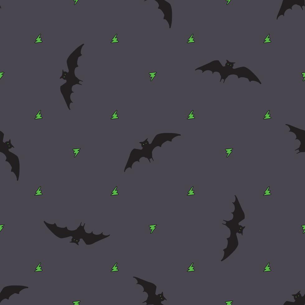 Bat, seamless pattern. vector