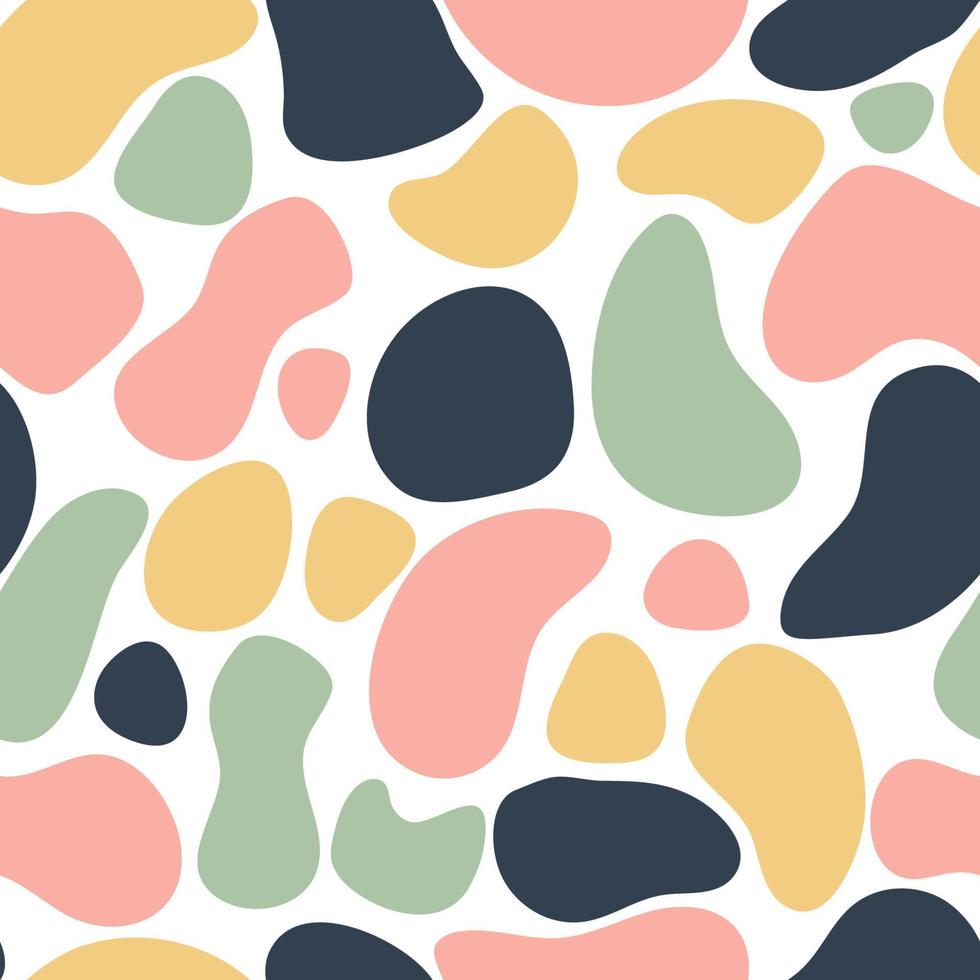 Hand drawn spots, specks, uneven pattern. Vector illustration.