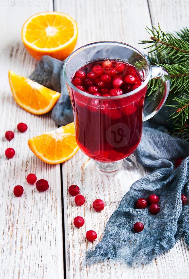 Christmas hot mulled wine photo