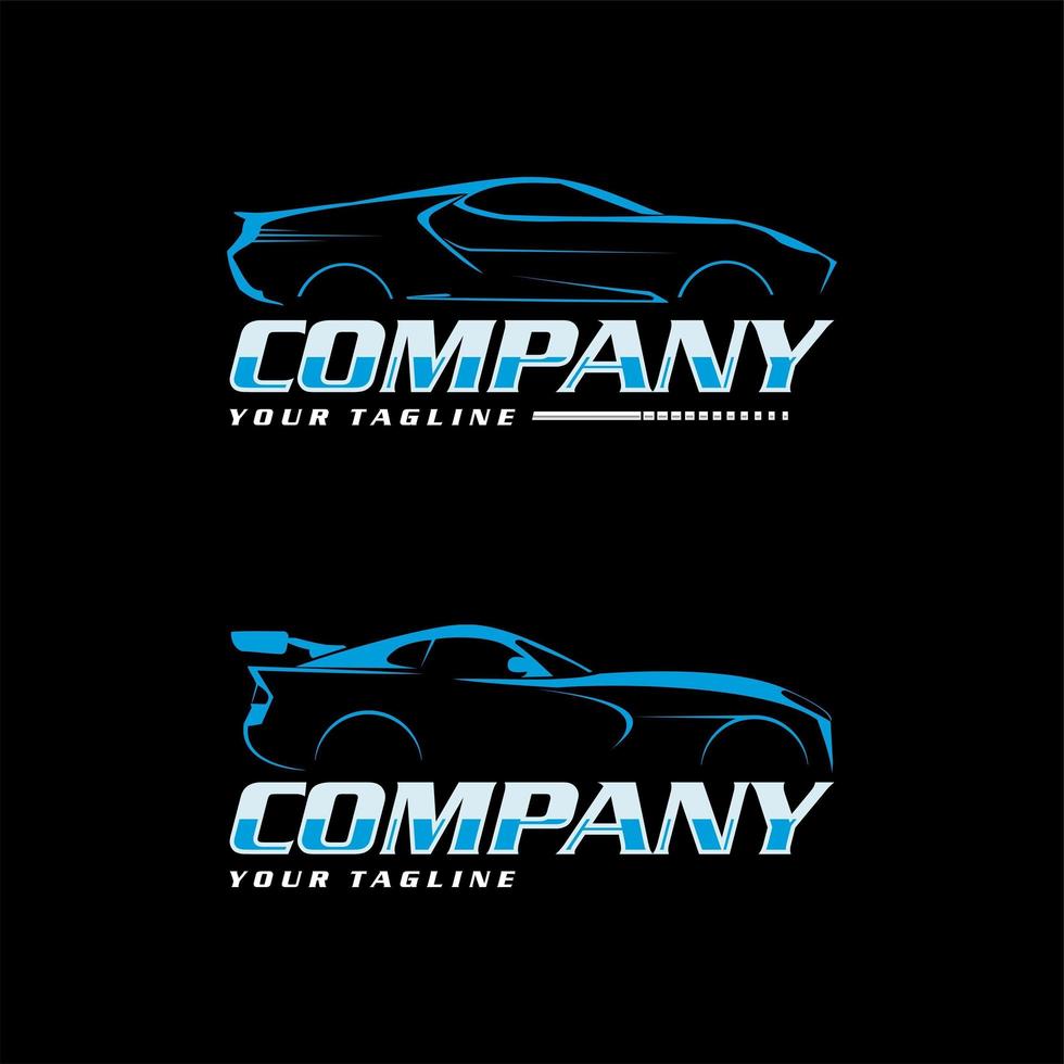 logotipo de coche automotriz vector