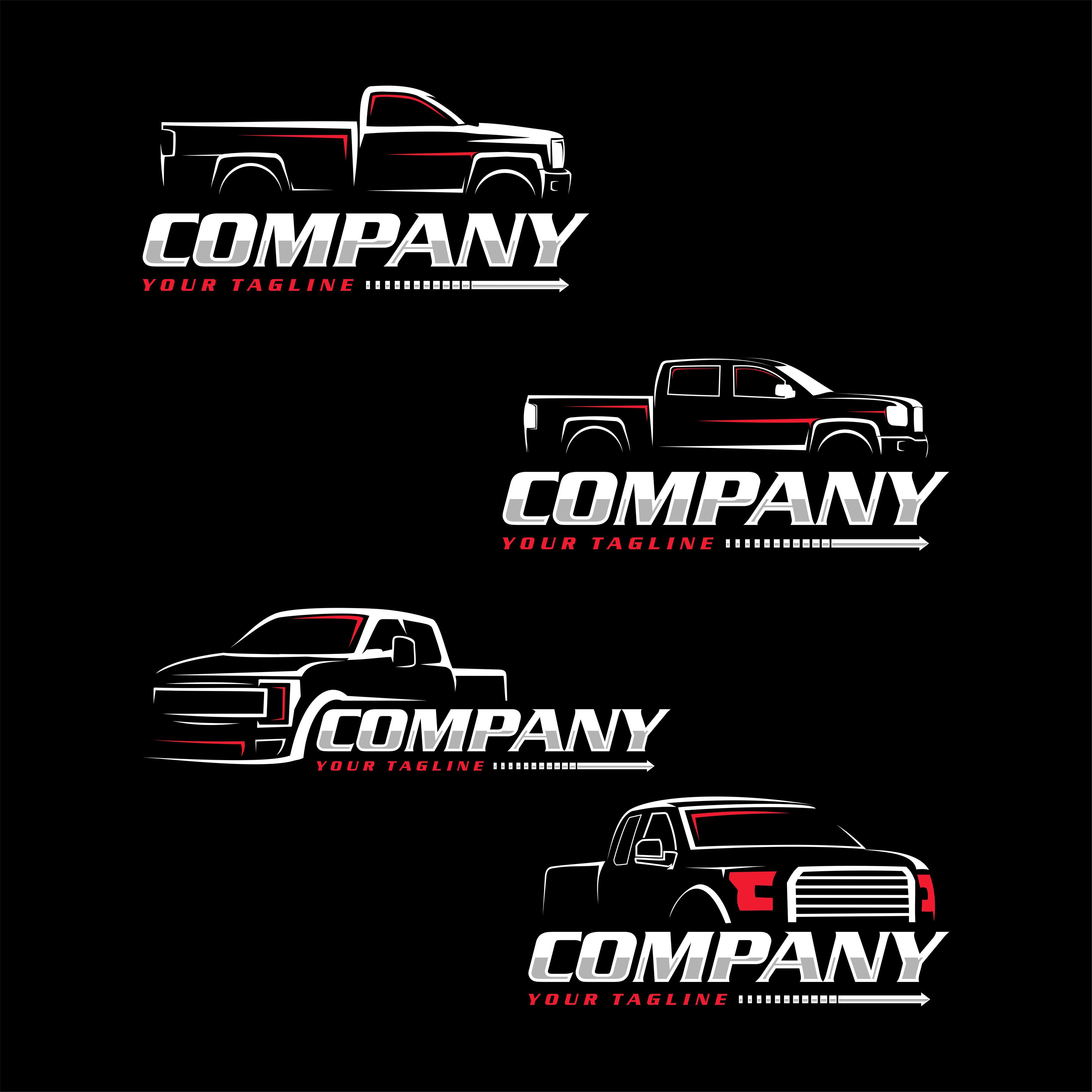 pickup truck logo 5248688 Vector Art at Vecteezy