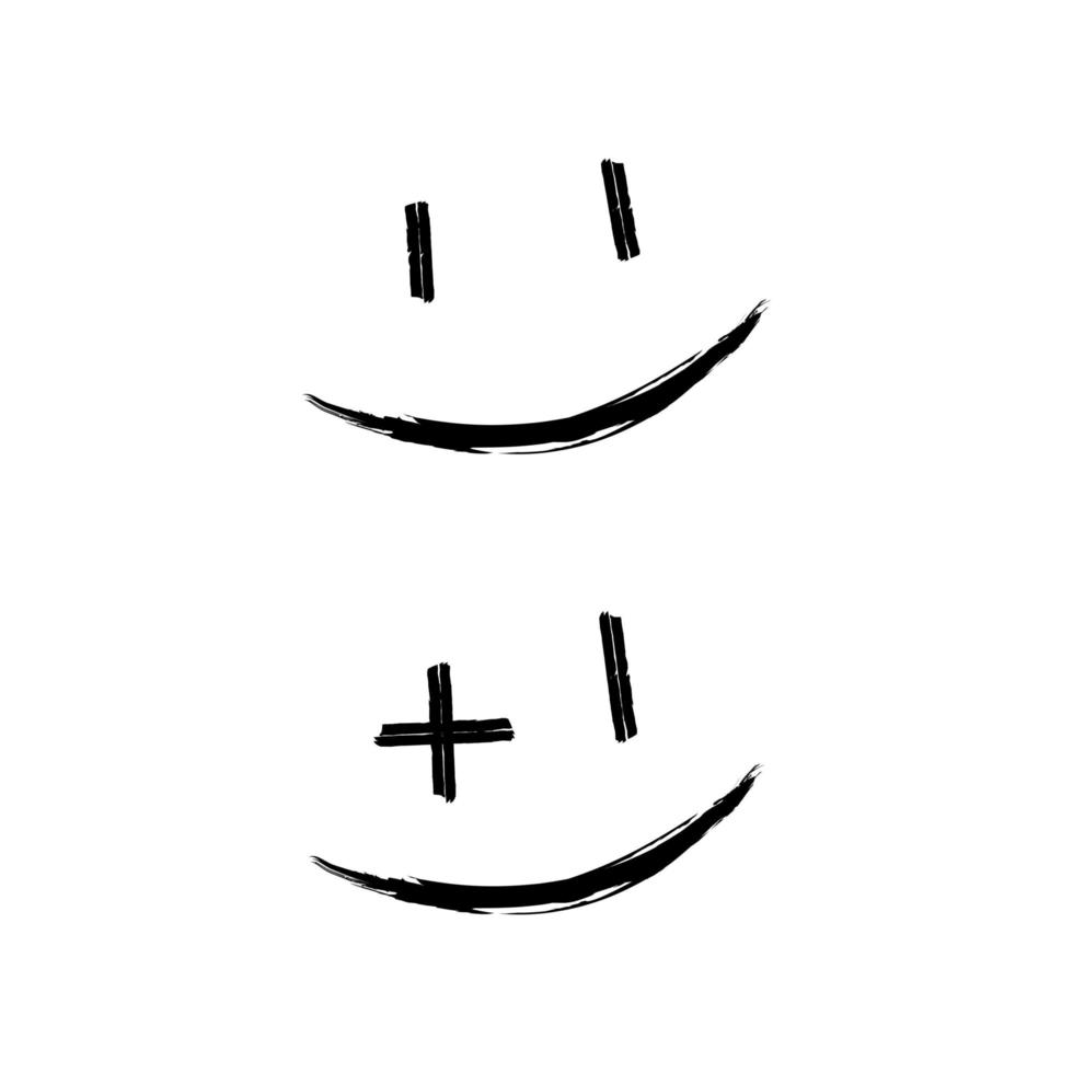 abstract smile icon vector