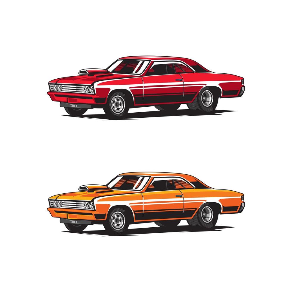 racing car illustration vector