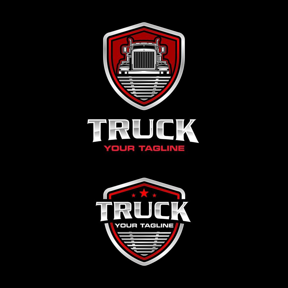 front of truck logo vector
