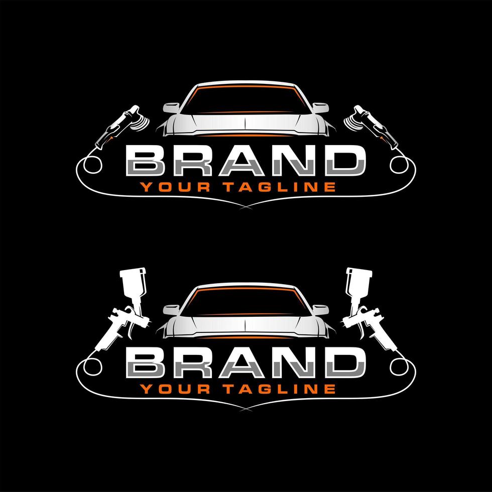 painting car logo vector