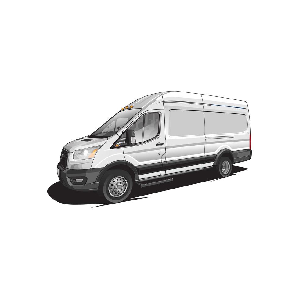 van illustration vector