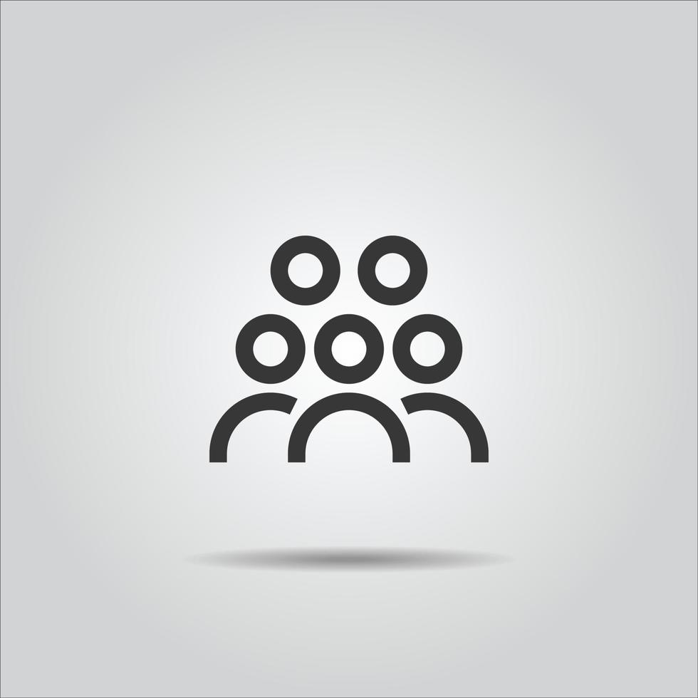 People Icon work group Team Vector