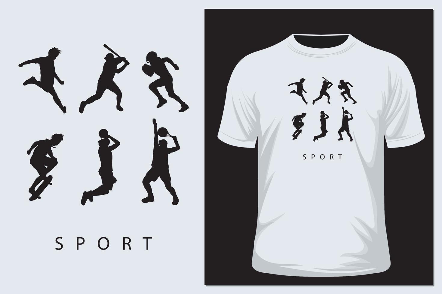Sport Vector illustration t shirt