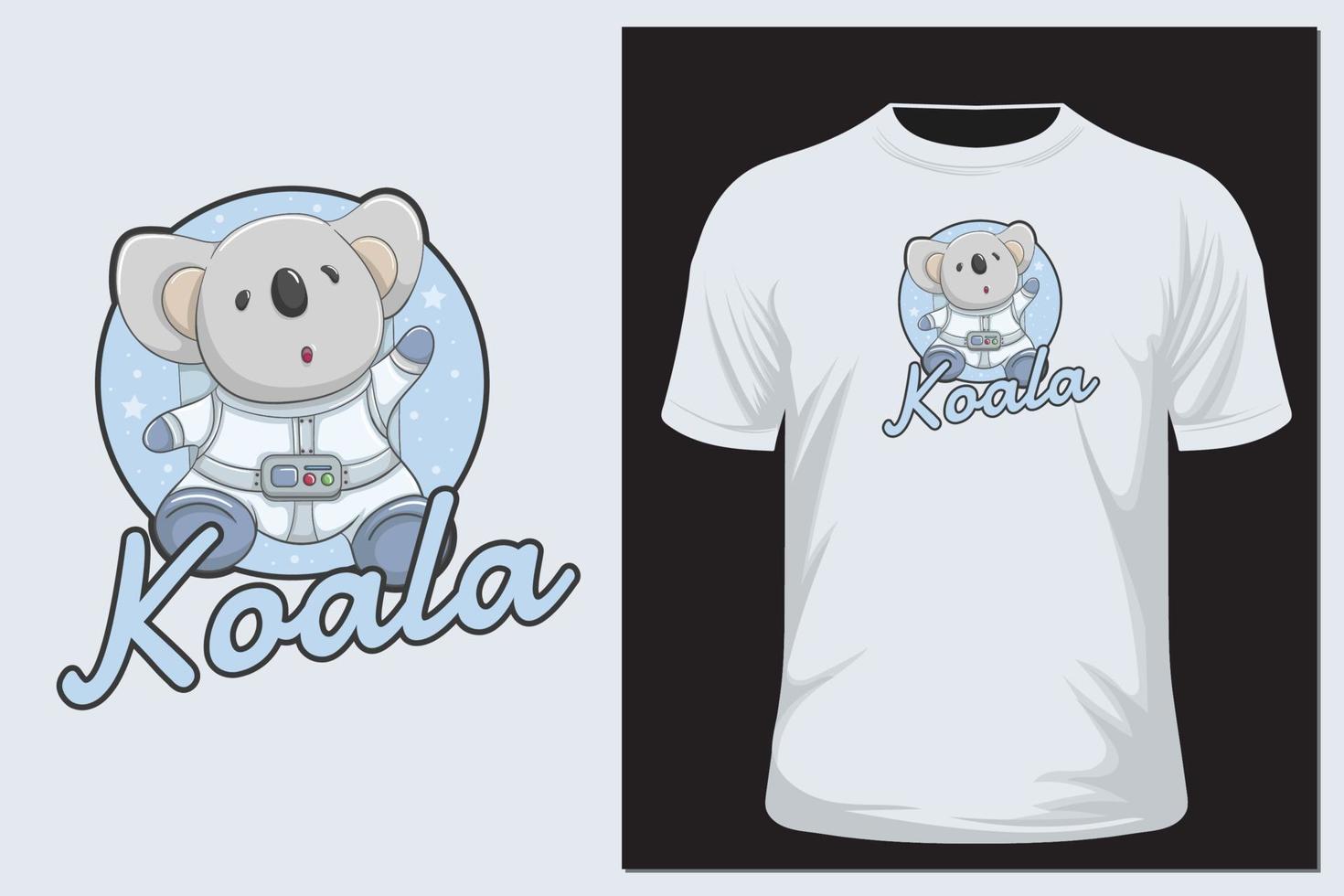 Koala vector illustration t shirt