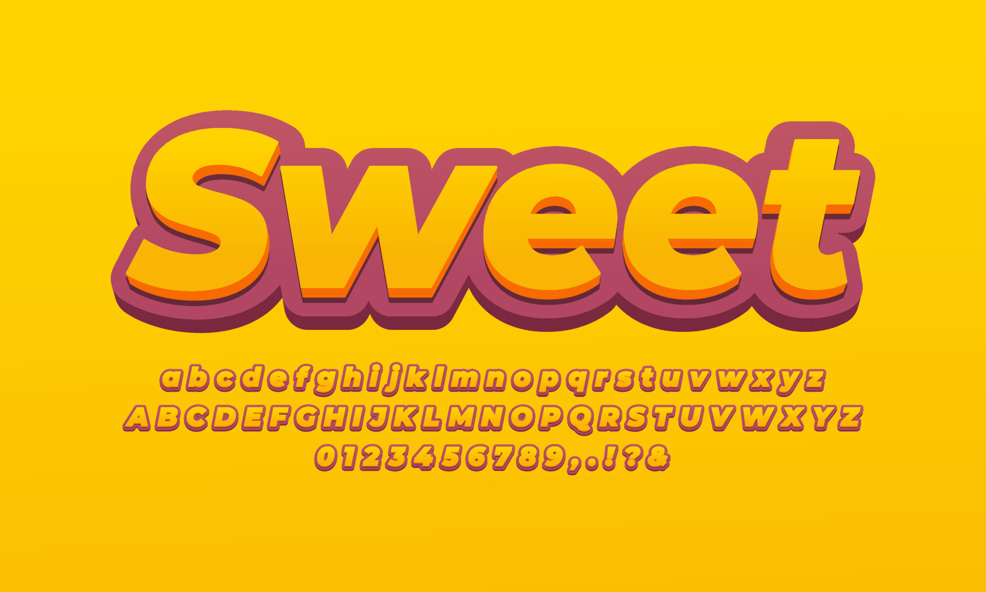 sweet potato text effect design 5249938 Vector Art at Vecteezy