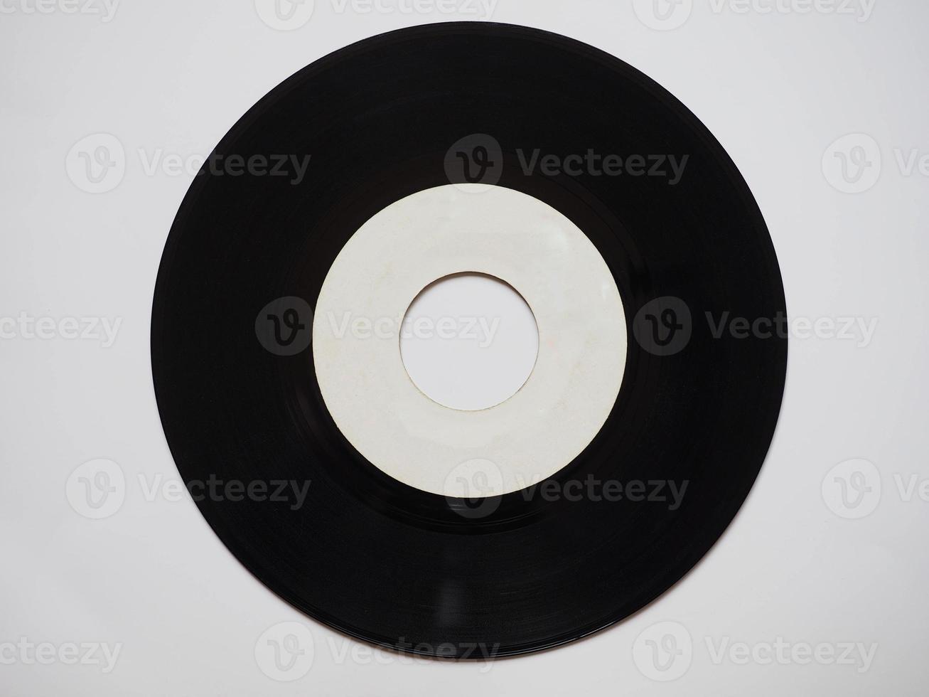 Vinyl record 45 rpm photo