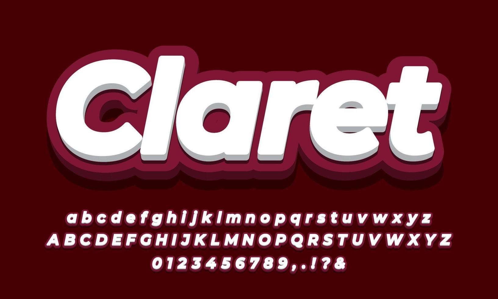 purple dark  3d text effect vector