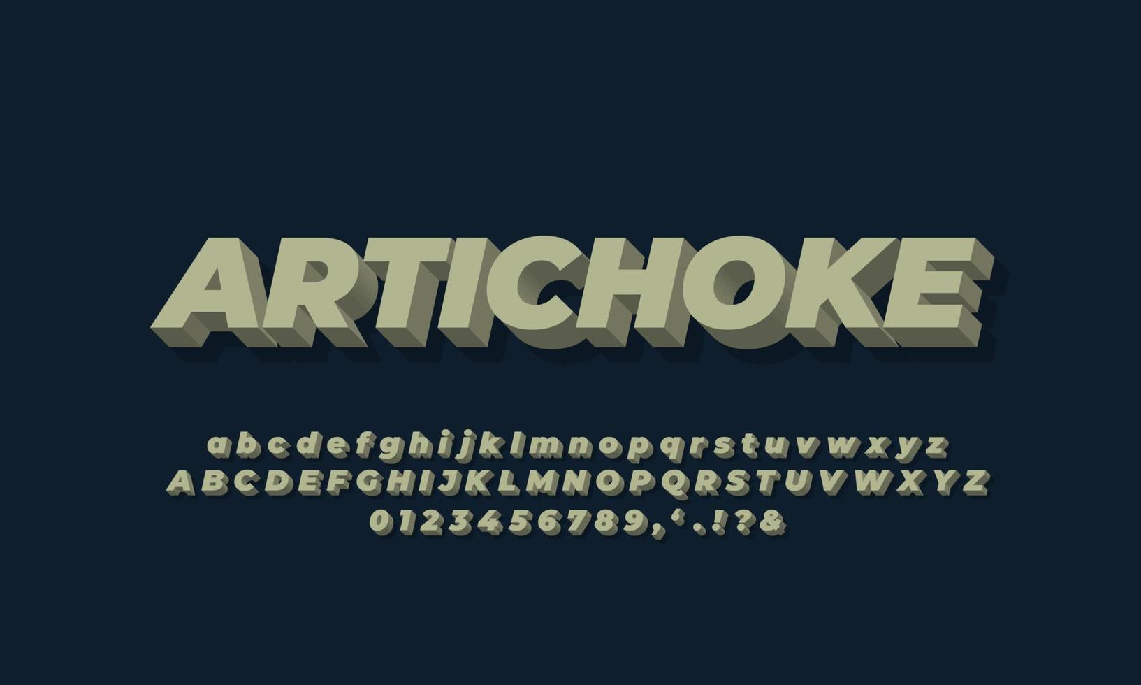modern alphabet 3d  white brown  text effect or font effect design vector