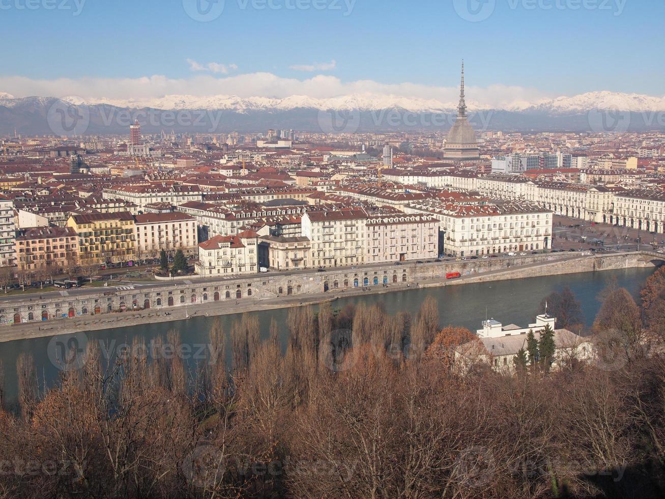 Aerial view of Turin photo