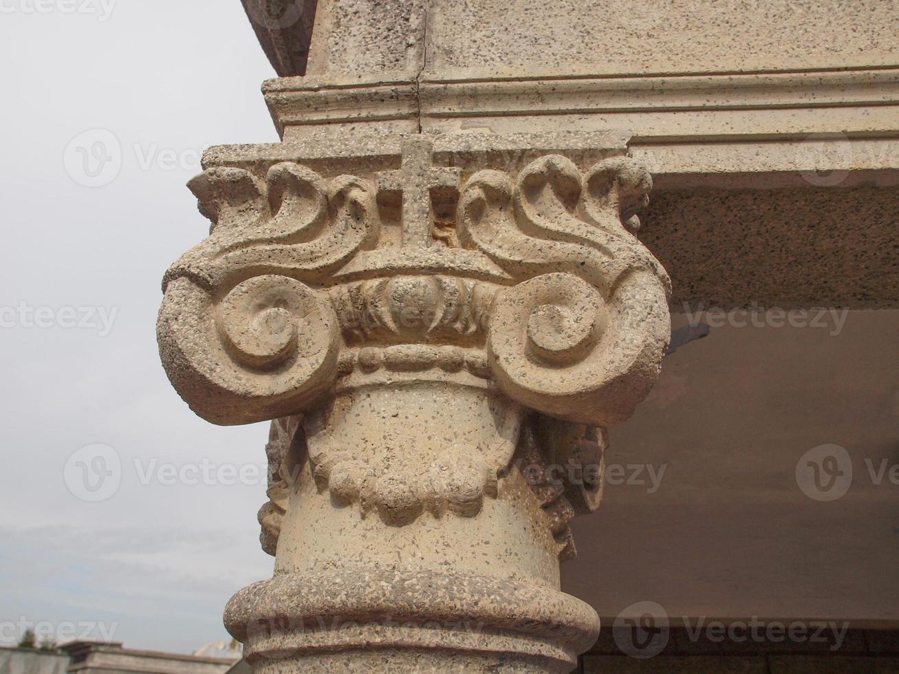 Greek ionic capital photo