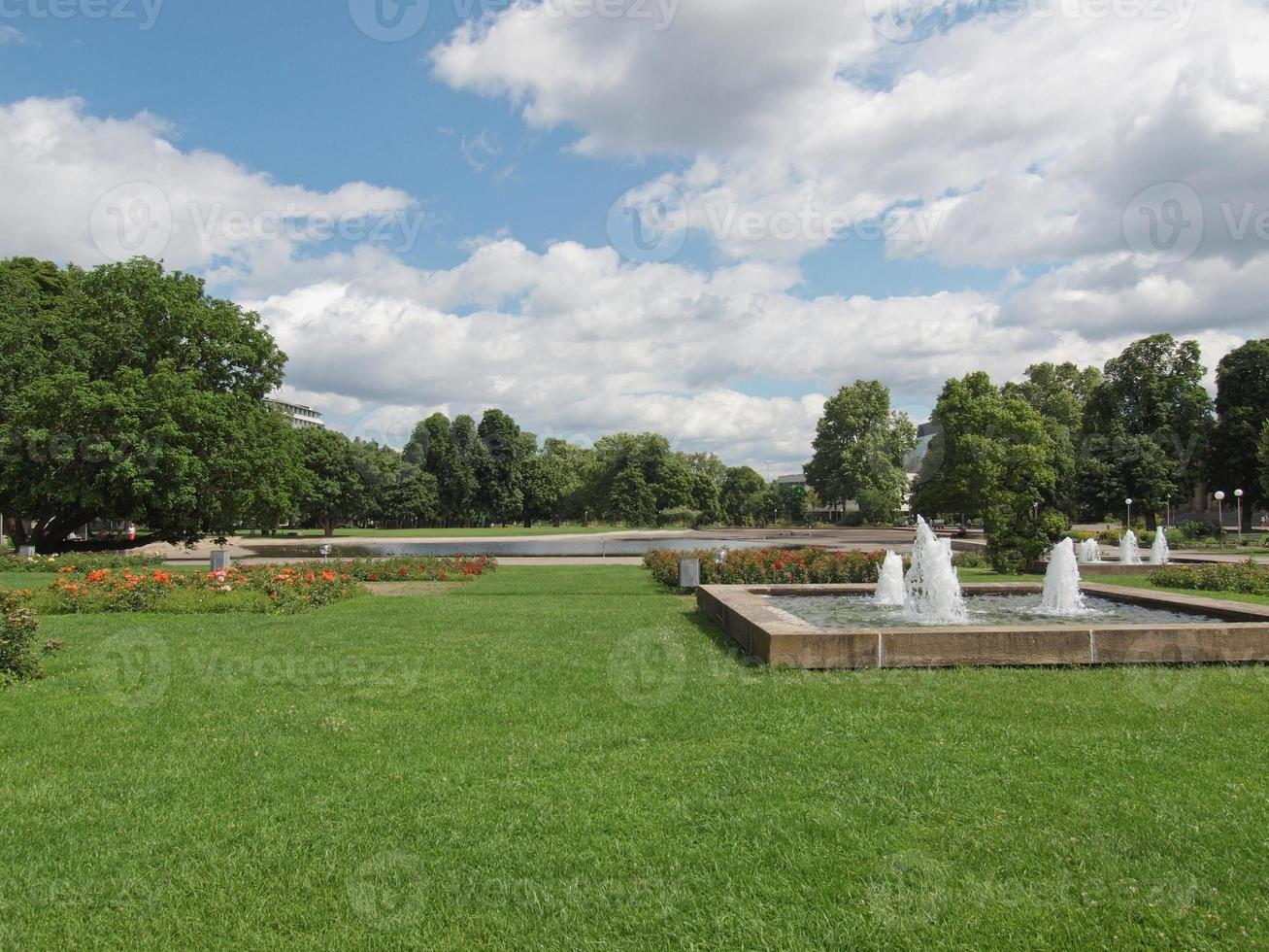 Gardens in Stuttgart Germany photo