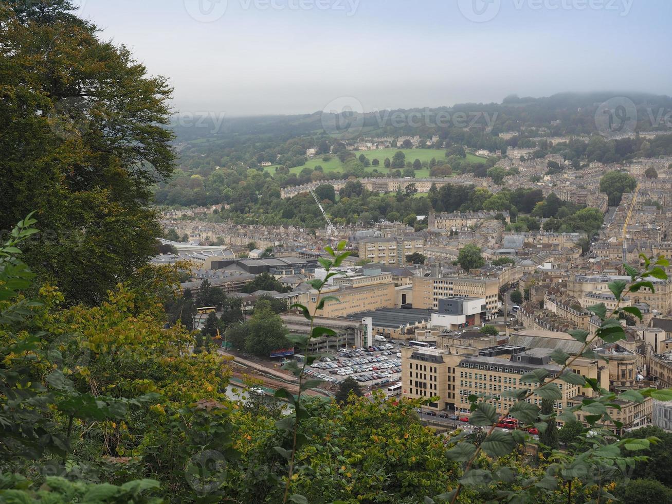 Aerial view of Bath photo