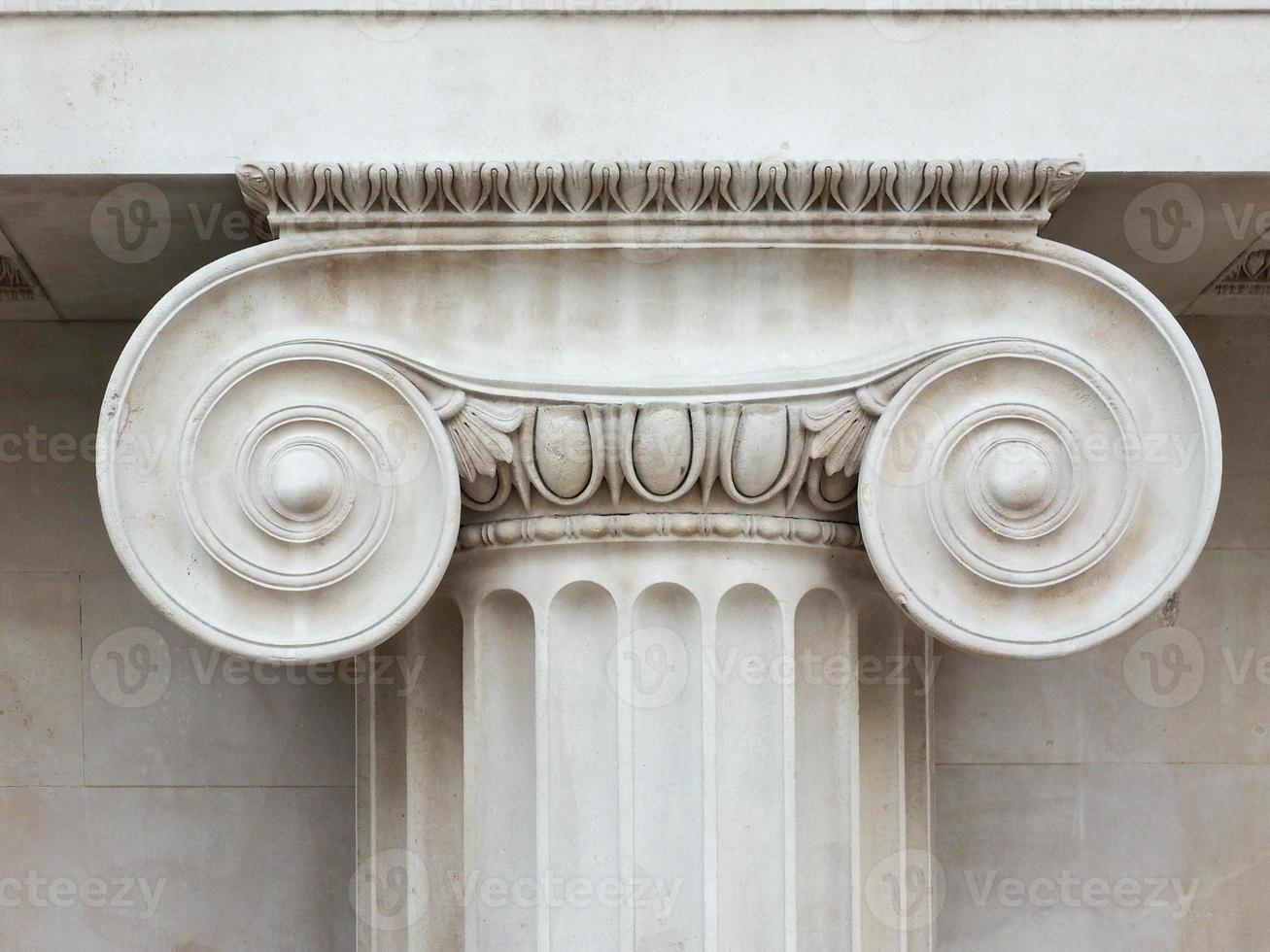 Greek ionic capital photo