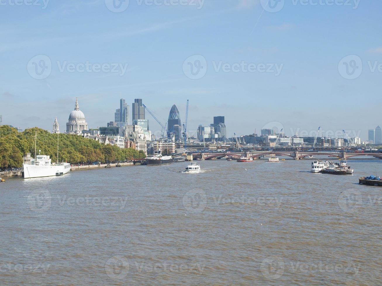 River Thames in London photo