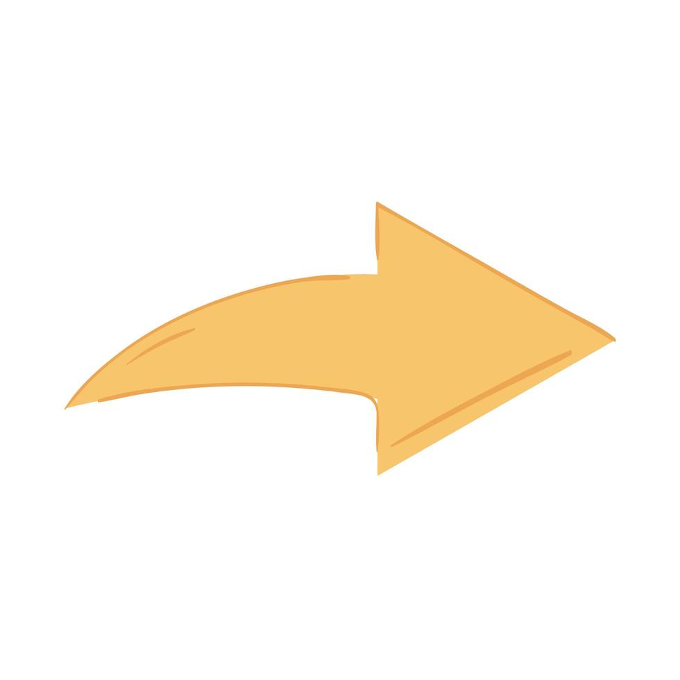 pointing arrow right vector