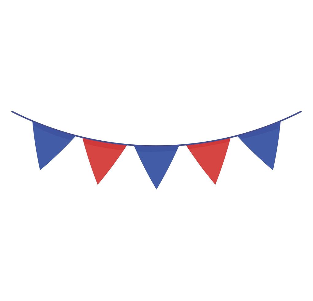 garland festive decoration vector