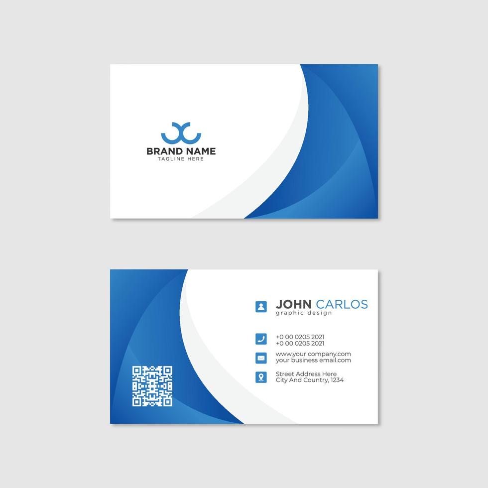 Modern Creative and Clean Business Card Template vector