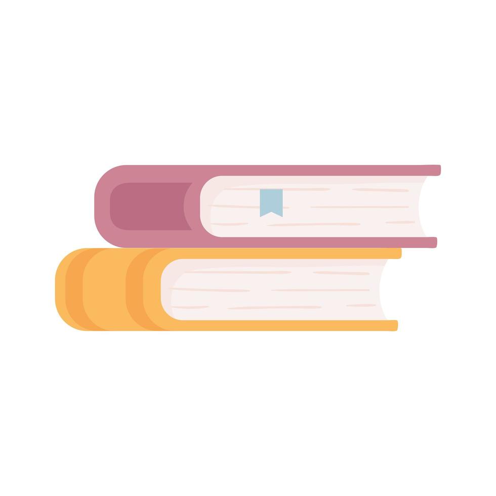 pila de libros vector