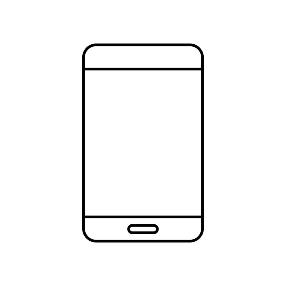 smartphone device icon vector