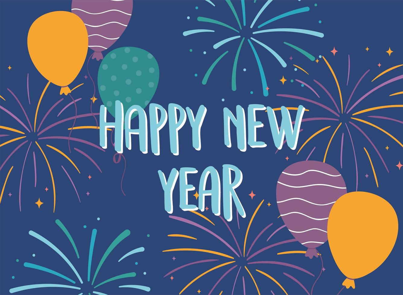 new year 2022 invitation card vector