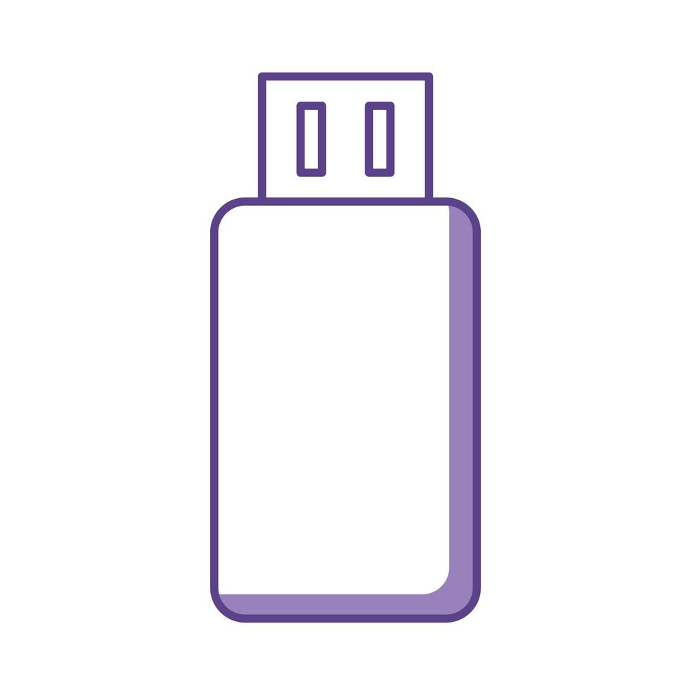 flash drive backup vector