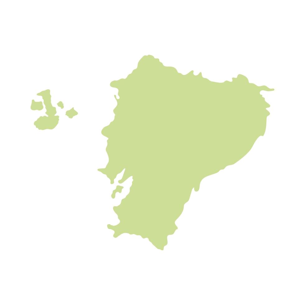 map of ecuador vector