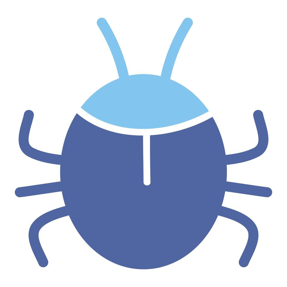 bug virus icon vector