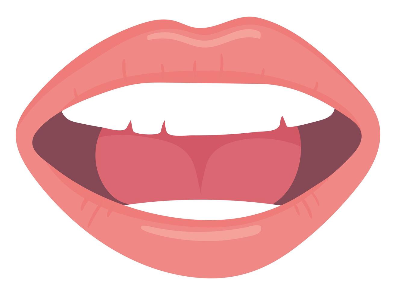 human body part mouth vector