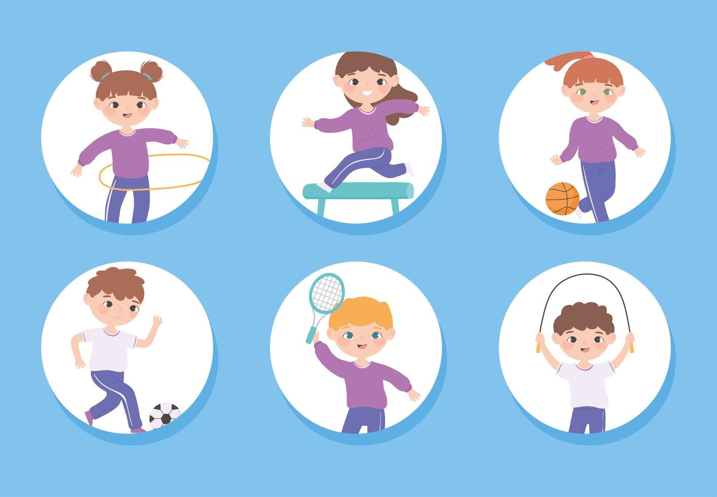 sport for kids vector