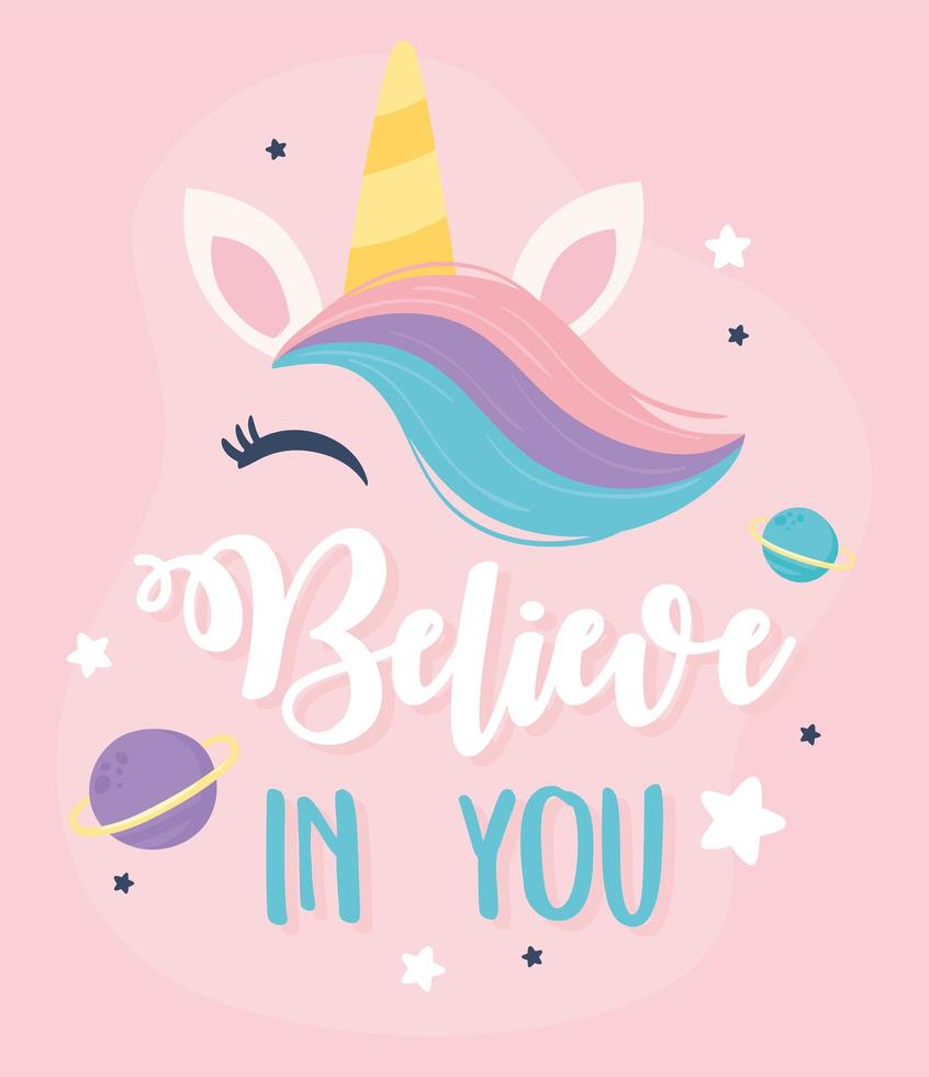believe in you vector