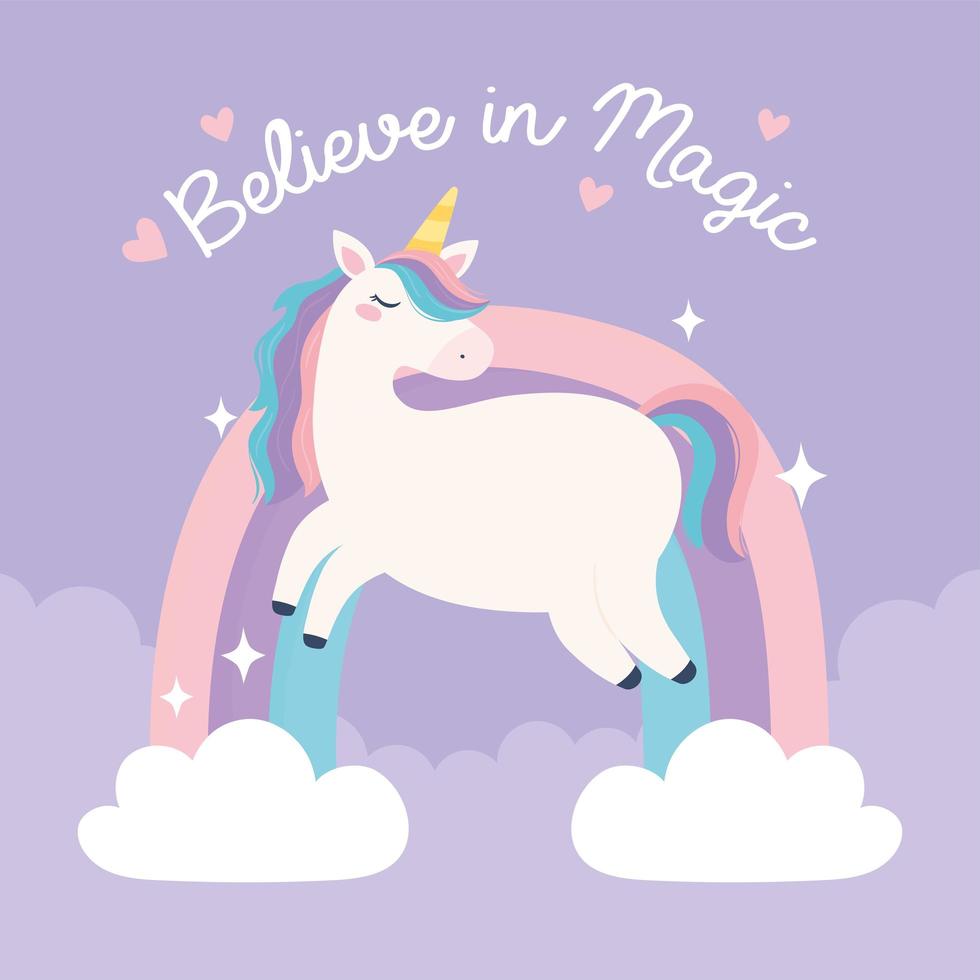 believe in magic vector