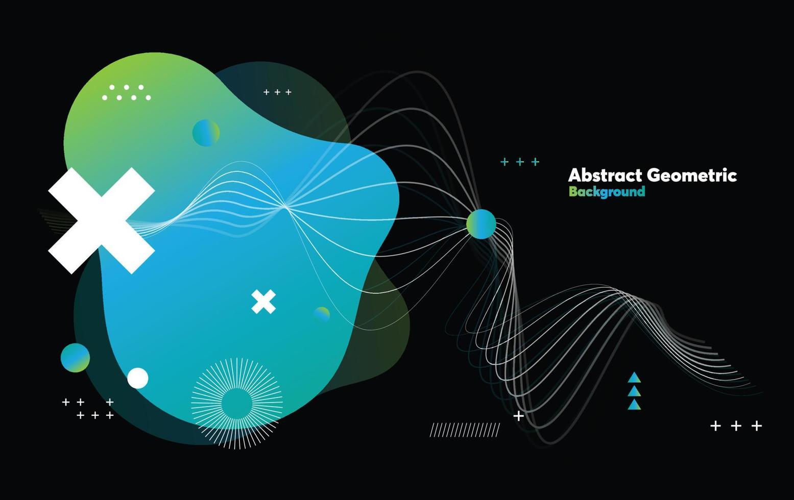 fondo geométrico mínimo. composición de formas dinámicas. formas líquidas. vector