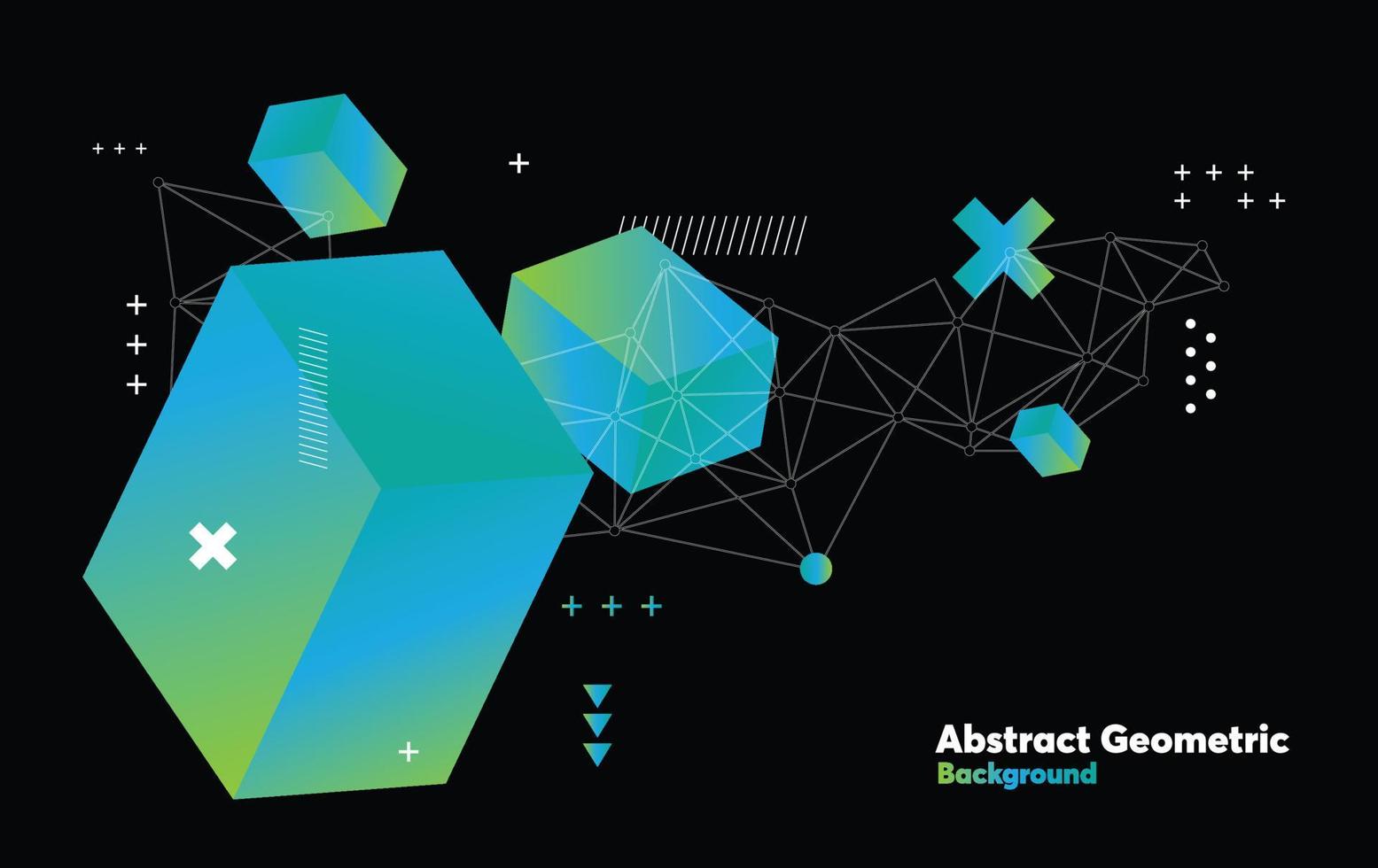 fondo geométrico mínimo. composición de formas dinámicas. vector