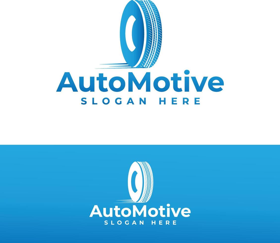 logotipo automotriz para taller mecánico vector