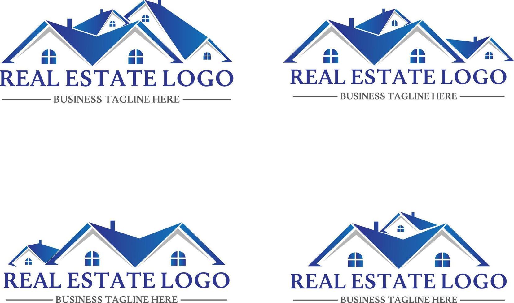 Luxury Real Estate Home Logo  Packs Template vector