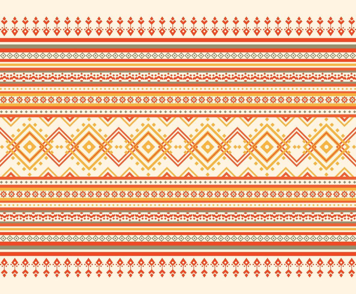 Geometric ethnic oriental pattern background. Design for texture, wrapping, clothing, batik, fabric, wallpaper and background. Pattern embroidery design. vector